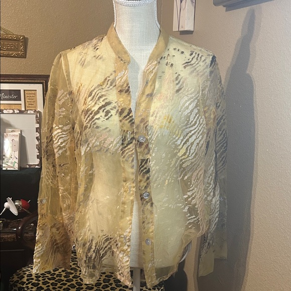 Sheer Gold Women's Jacket - Picture 1 of 8